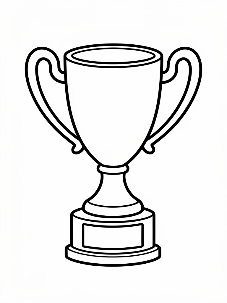 World Cup Trophy Coloring Page
